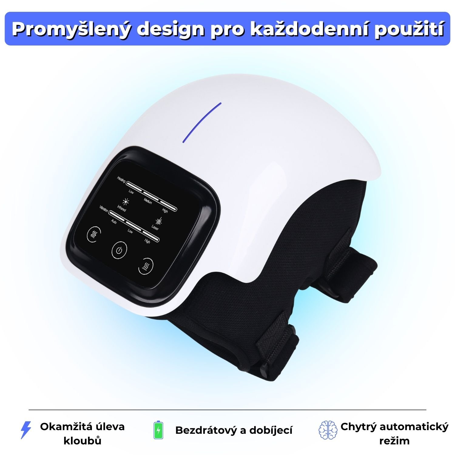 Norlume terapeutický pás - ovládání